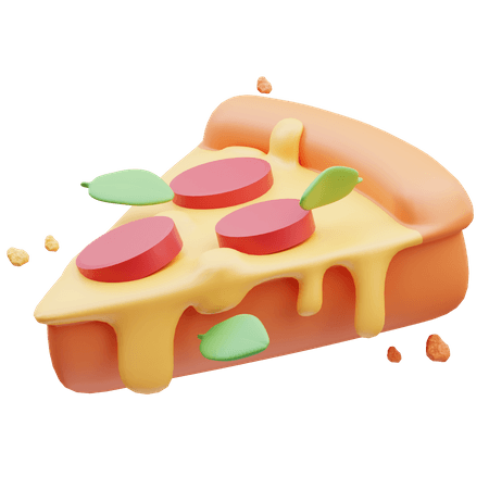 3D Wood-Fired Pizza Slice
